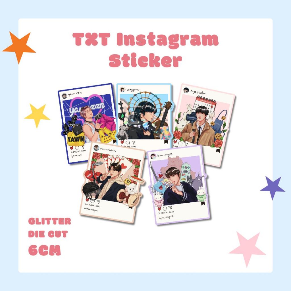 

TXT IG Sticker | TXT Merch | Sticker Kpop Deco