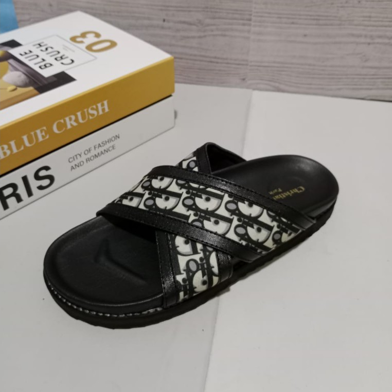 LOVIS FOOTWEAR - Sandal DIUR Kokop Slide Kanvas Slide Silang