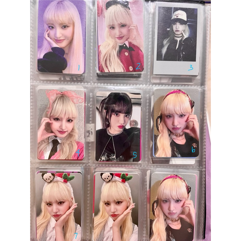 (SALE) ive liz photocards (eleven,lovedive)