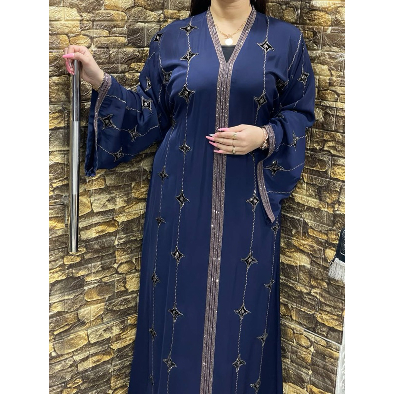 Abaya Original Mesir - Abaya Motif Najma Mewah