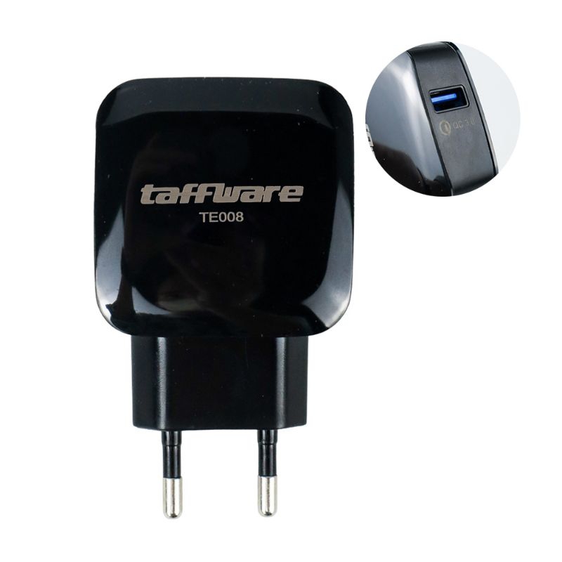 Taffware Wall Charger USB 1 Port QuickCharge 3.0 - BK-370

