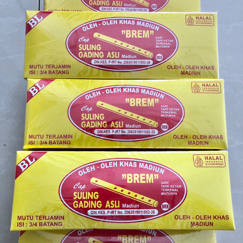 

BREM SULING GADING ASLI MADIUN ISI 3 KEPING