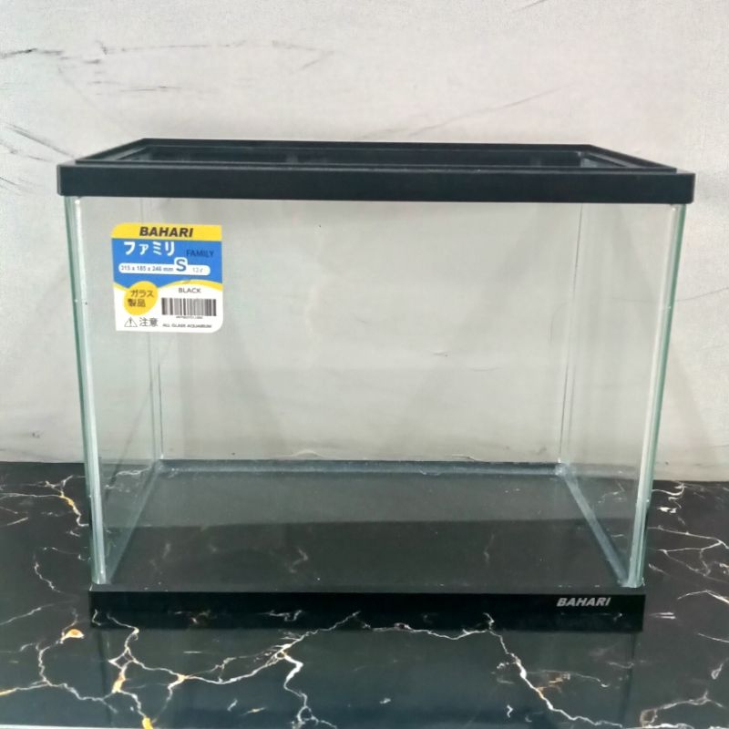 Aquarium Bahari Size S Warna Hitam Biru Putih