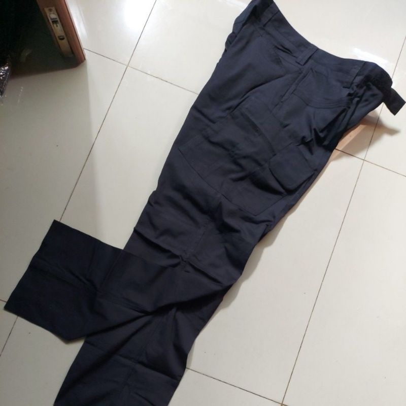 CELANA PDL II HITAM TaCTICAL JATAH POLRI KAIN KOTAK