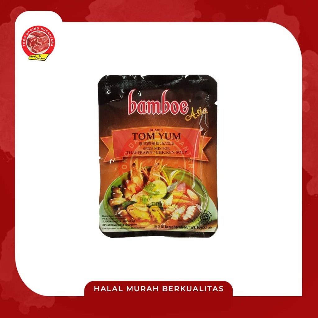 

BAMBOE BUMBU TOM YUM 60GR