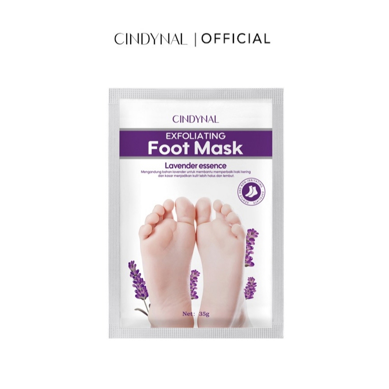 CINDYNAL- Foot Mask Lavender Exfoliating Masker Kaki 35gr