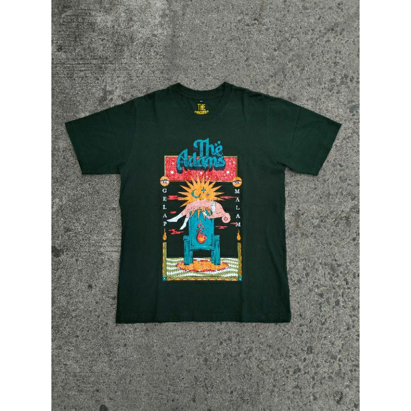 Kaos Band official Second The adams gelap malam