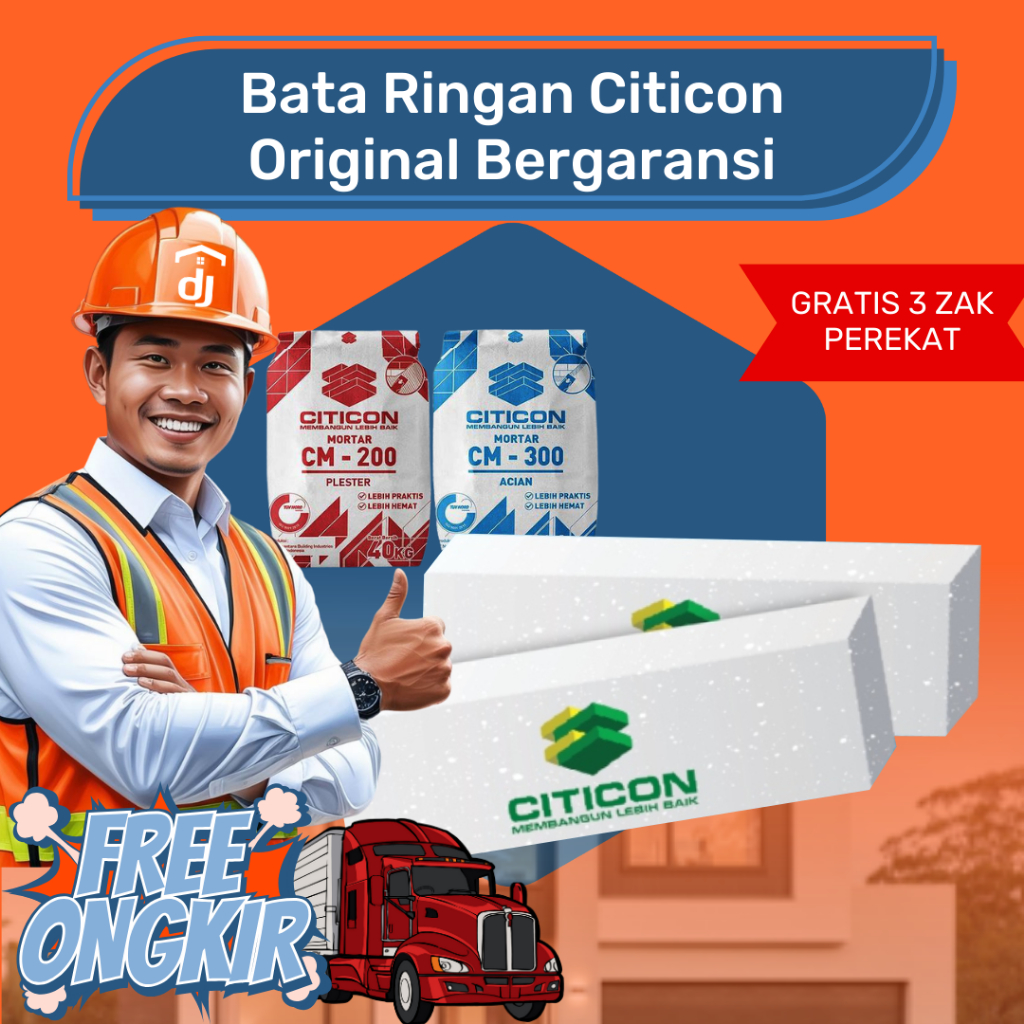 Hebel Bata Ringan Citicon Isi 11.52 Kubik Untuk Wilayah Kabupaten Tegal Jawa Tengah ~ Hebel Perkubik