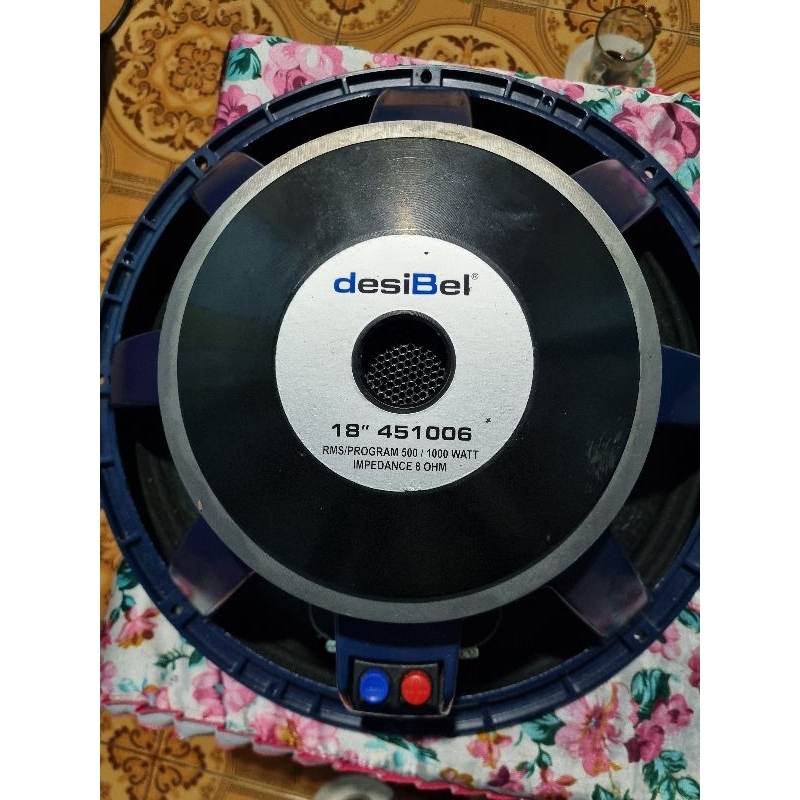 speaker desibel 18 inchi