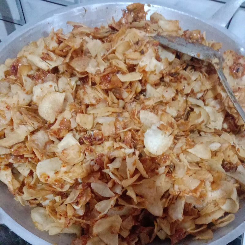 

Keripik singkong pedas manis