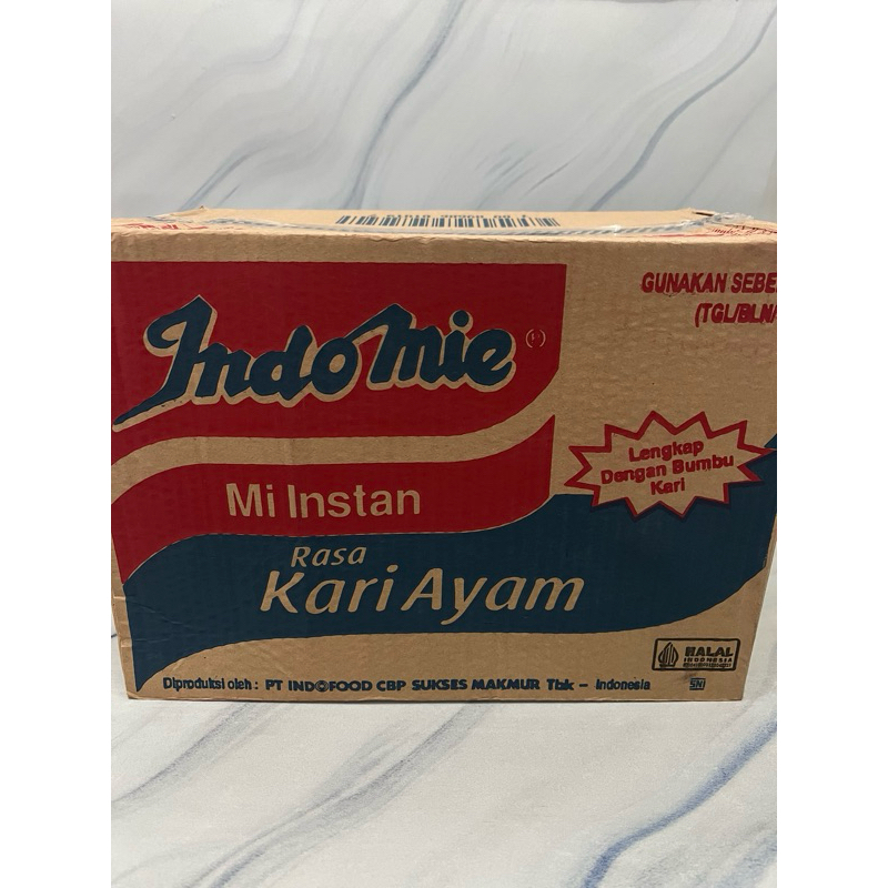 

Mie instan indomie Rasa Bumbu Kari Ayam isi 40 Bks Bungkus (1 Dus / 1 Kotak / 1 Box / 1 Karton)