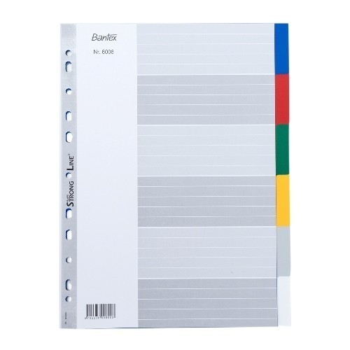 

Bantex PP Colour Divider A4 (6 pages) #6006