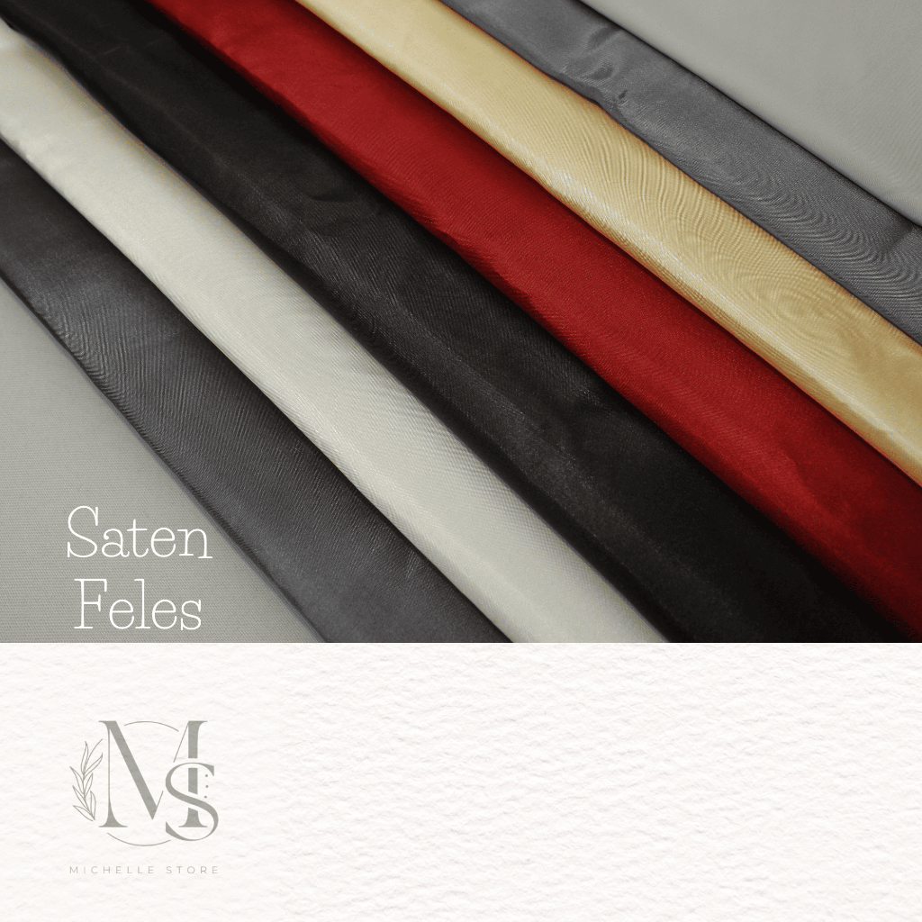 Kain satin Premium (untuk dress/bridesmaid/furing/kebaya)