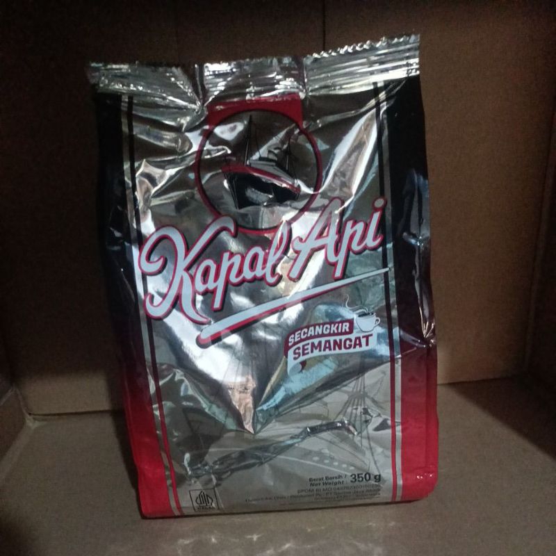 

Kapal API Sekangkir Semangan 350g | Kopi Kapal Api | Kopi Silver Kapal Api | Kapal Api 350gram | Kapal Api Silver | Kapal Api Silver 350gram | Kopi Bubuk | Kopi Hitam Bubuk