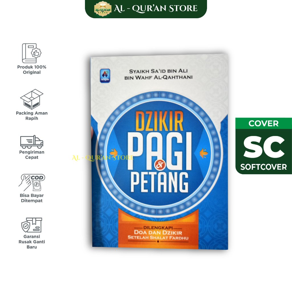 Buku Saku Dzikir Pagi Petang Dilengkapi Doa Setelah Sholat Fardhu - Pustaka Arafah Original
