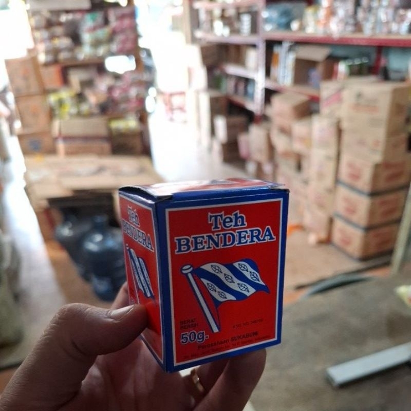 

Teh Bendera bubuk 50gram/kotak