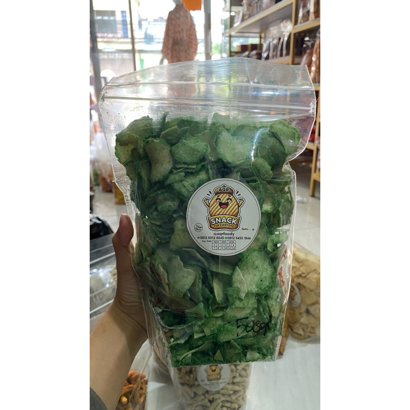 

snack Molreng cabe ijo 500gr