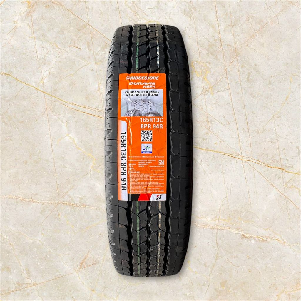 Ban Mobil Bridgestone 165 R13 Duravis R624 8PR Muatan Granmax New Carry Futura BS Muatan Berat