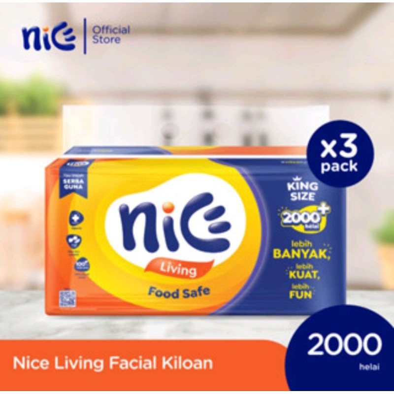 Tisu wajah Nice 2000 helai