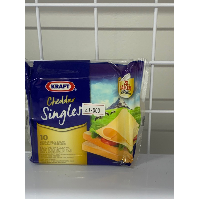 

Kraft Cheddar singles slice 10’S