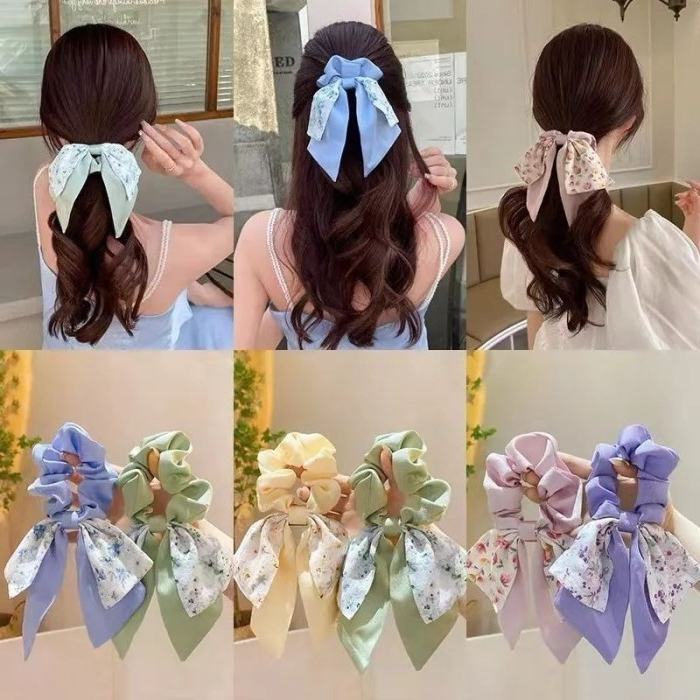 Ikat Rambut / Pita Kain Satin