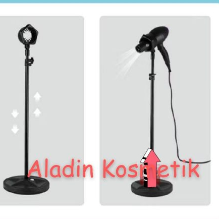 Stand Dudukan Hair Dryer Standing hairdryer Holder Hair Dryer