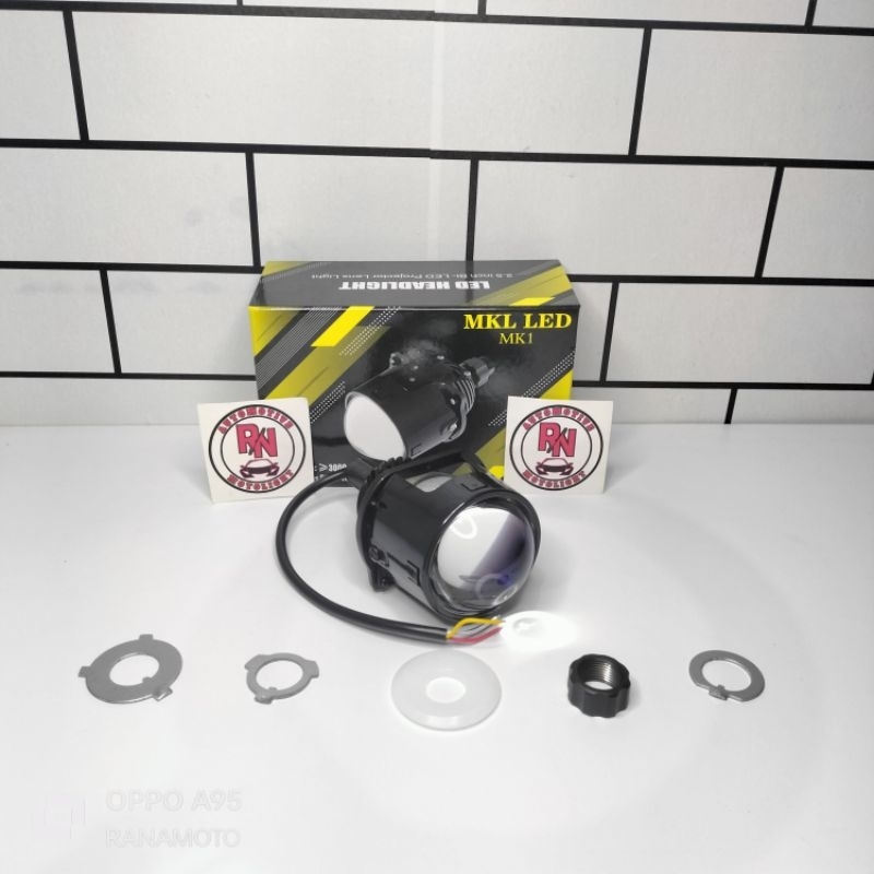 Lampu Projector Biled MKL MK1 Gen 2 2.5 Inchi – Blue Lens + Devil Eyes Motor Mobil
