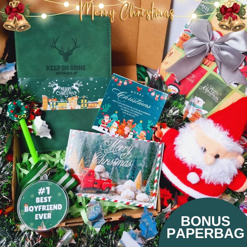 

Hampers Natal Notebook Premium / Kado Natal Kantor Christmas Gift / Buku Agenda Natal ( DEAR )