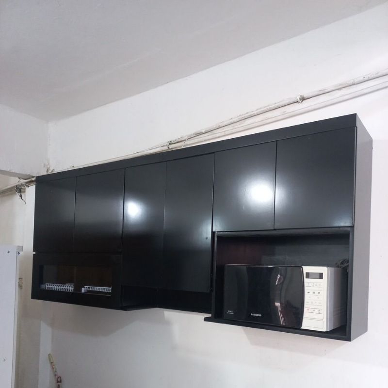 kitchen set atas/rak dapur 6 pintu ukuran 220