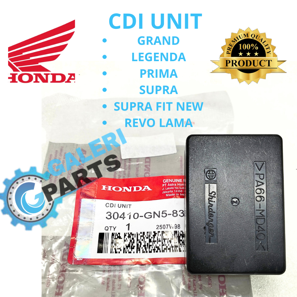 ORIGINAL CDI UNIT HONDA GRAND ASTREA PRIMA LEGENDA SUPRA X LAMA SUPRA FIT NEW  REVO LAMA KUALITAS AS