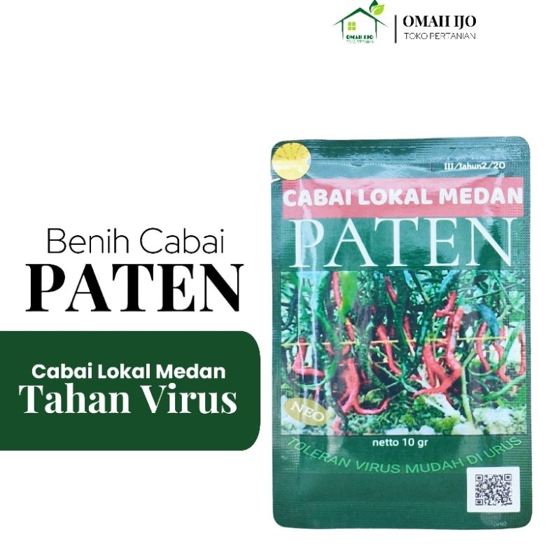 

Cabe Paten 10gr Lokal Unggul Medan Tahan Virus Cabe Kriting Medan