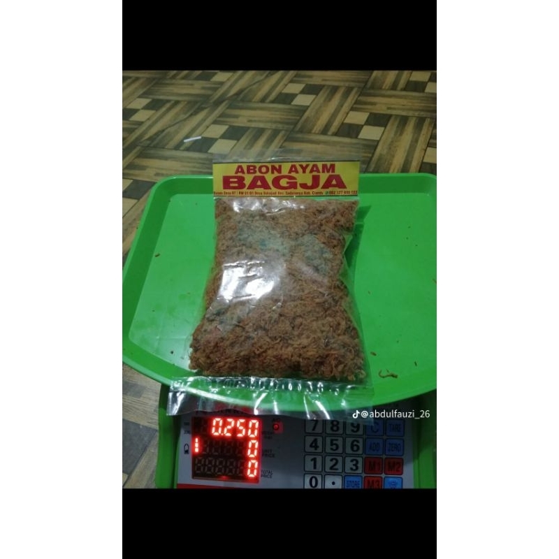 

abon ayam 1/4 kg ( 250 gram ) - abon ayam bagja kering tahan lama untuk isian lemper / makanan tradisional premium / lauk nasi / topping makanan tabur / asli Ciamis cabang garut