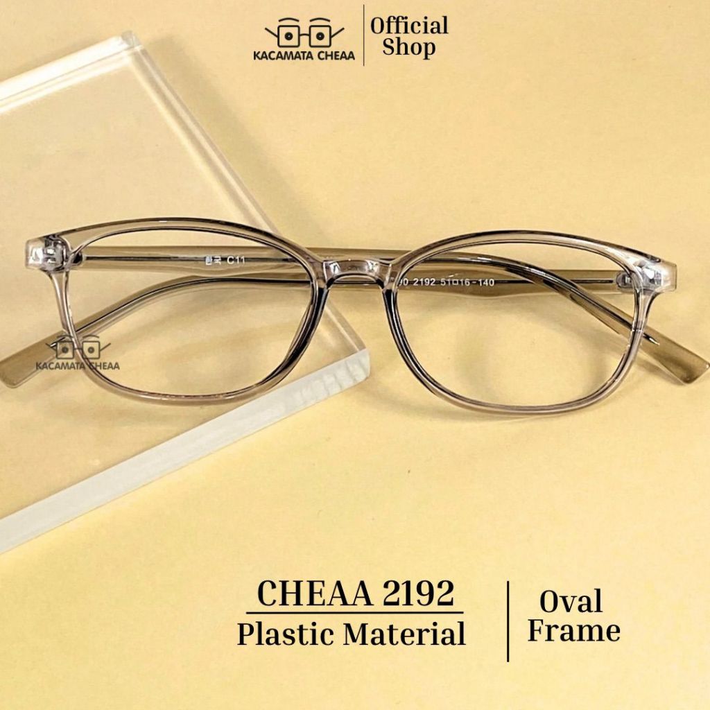 KacamataCheaa Frame Oval Plastik Terbaru CHEAA 2192