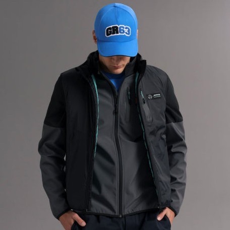 Mercedes-AMG F1 2023 Softshell Jacket. Jaket Unisex Pria Wanita Formula 1