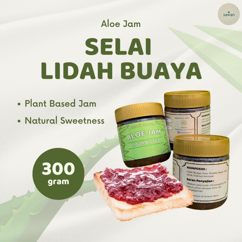 

Selai Lidah Buaya [Aloe Jam], Selai Sehat 300 gram