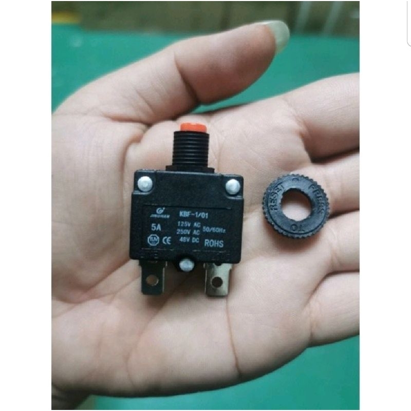 ET950 overload protector circuit breaker mesin genset 5A