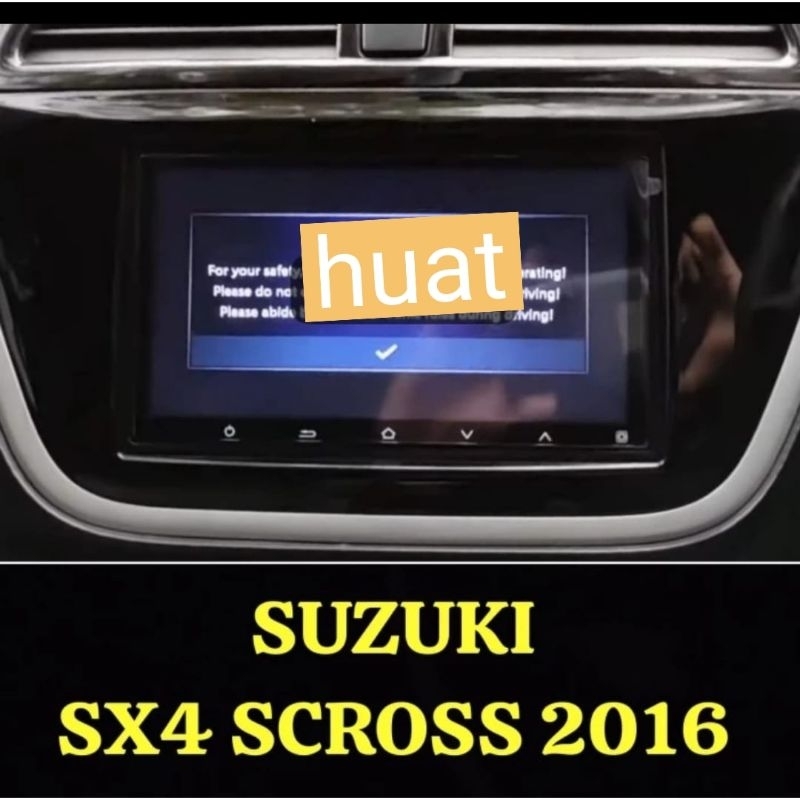 anti gores head unit SUZUKI SX4 S cross 2016 original nano glass 9h