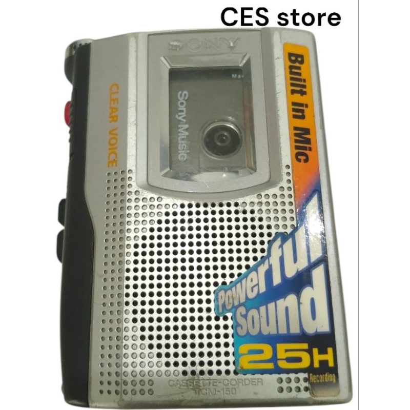 walkman corder pemUtar kaset pita sony tcm 150