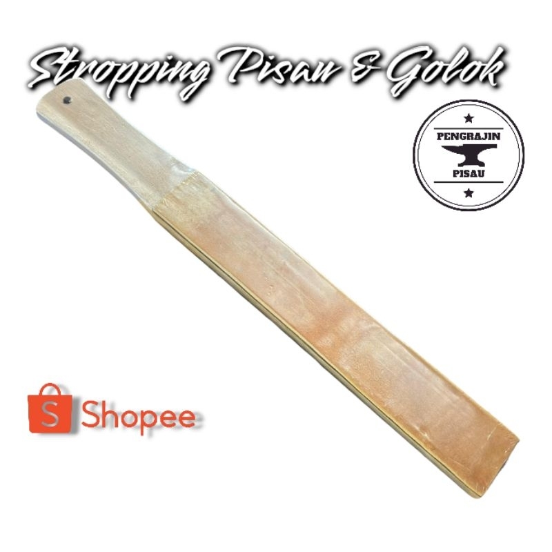 Pengrajin Pisau - Stropping Finishing Asahan Pisau & Golok Kulit Asli