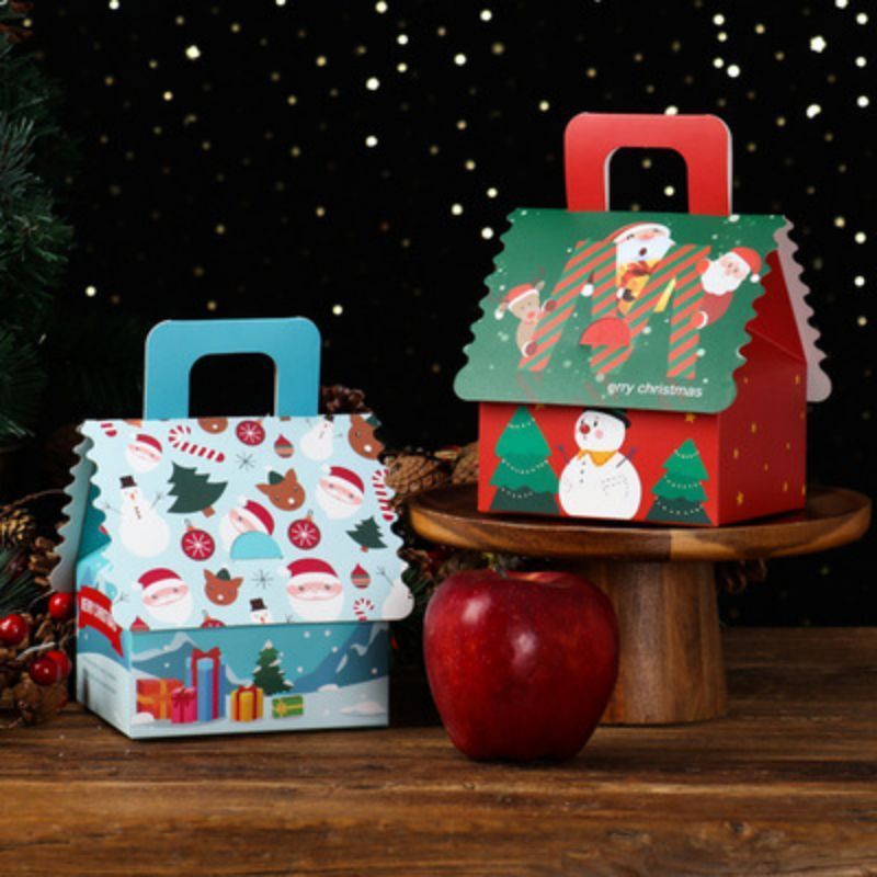 Kotak Hampers Natal Box Hampers Natal Gable Box Natal Kotak Natal Christmas Box Kotak Kue Natal