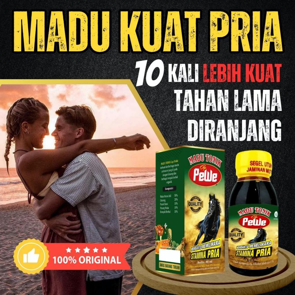 

Madu Tonik Pewe Asli Madukuat Herbal Alami Stamina Pria Perkasa Kuat Tahan Lama Di Ranjang