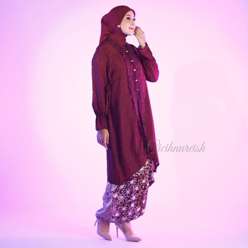 Kaluna tunik kebaya viscose set lilit batik