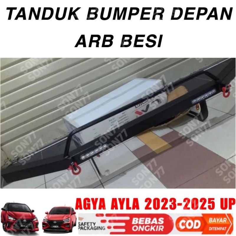 Towing Tanduk Depan Bumper Agya Ayla 2014 2017 2023 2024 2025 ARB Besi