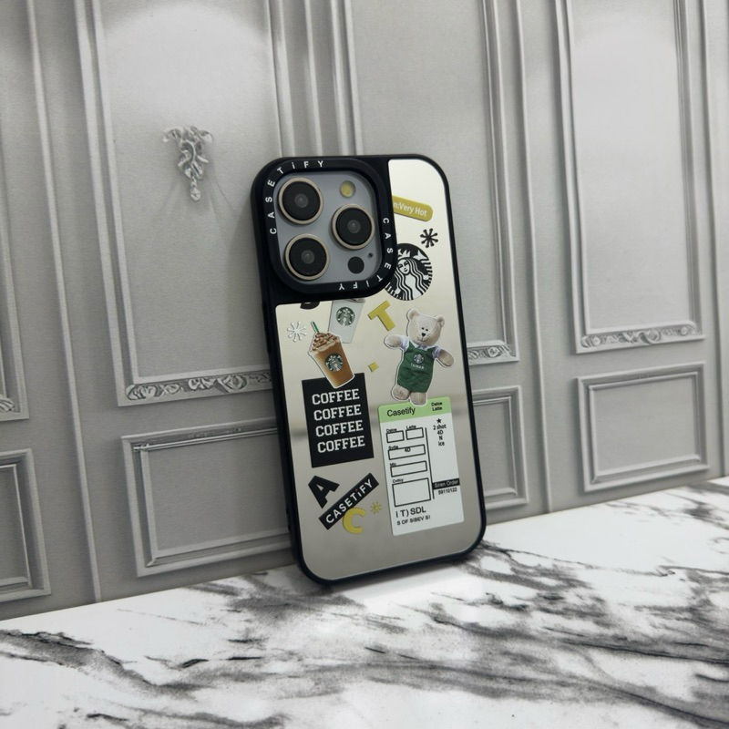 Casetique - CASE PREMIUM XR 11 12 13 14 15 PRO PLUS PROMAX MIRROR STARBUCKS