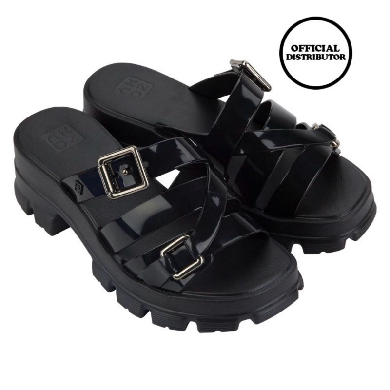 SANDAL ZAXY POWER TAM BLACK PRELOVED PL