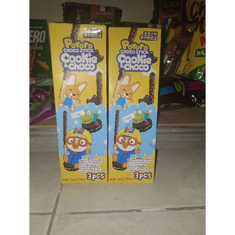 

pororo choco stick cookie & choco