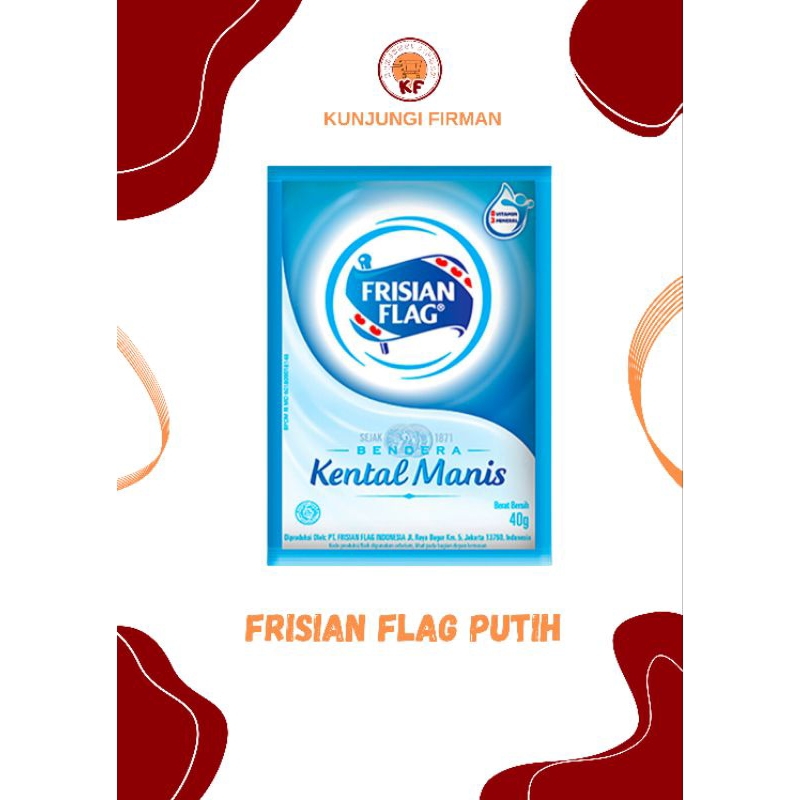 

Frisian Flag Bendera Kental Manis Putih Renceng [isi 6pcs]