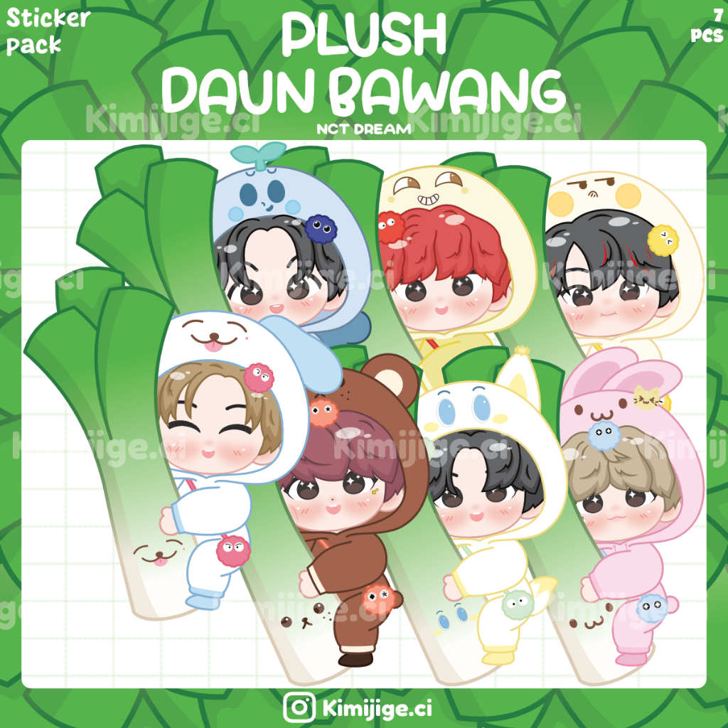 

Stickerpack DOLL ~NCT Dream daun bawang~ Die Cut