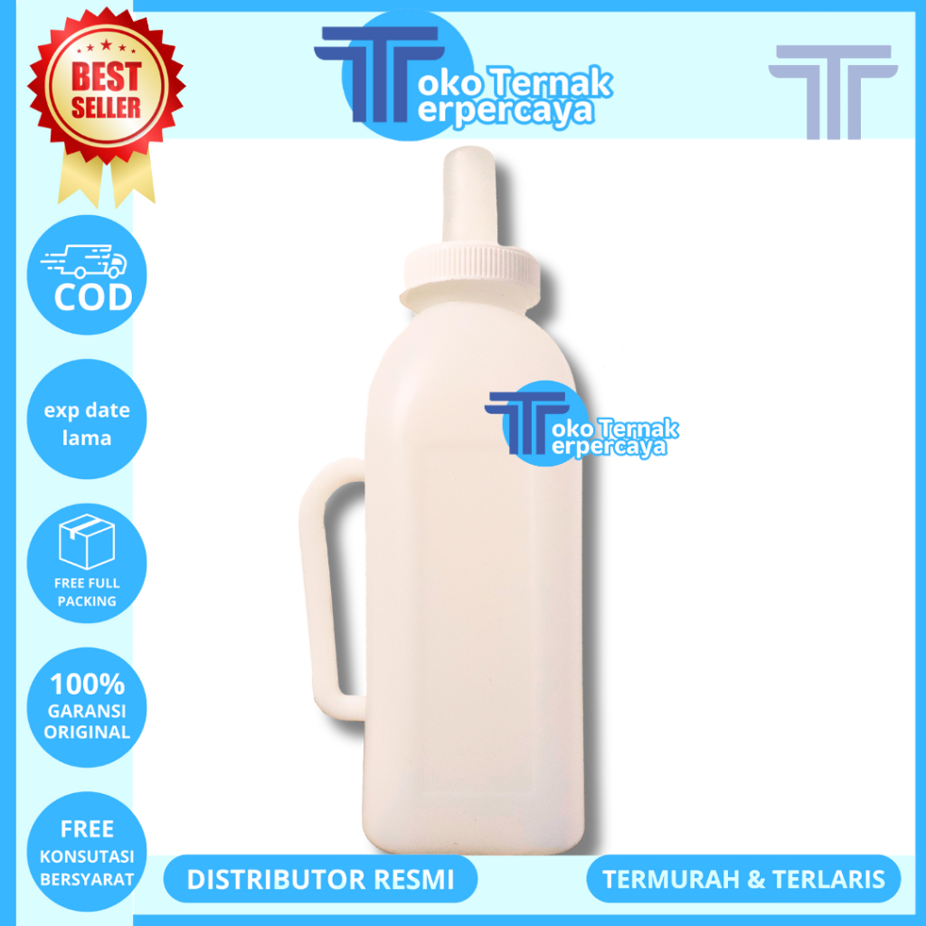 BOTOL DOT SAPI 2 LITER PUTIH - BOTOL ANAK SAPI PEDET 2 LITER - BOTOL DOT BERKUALITAS.