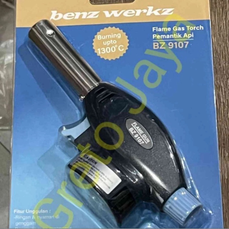 Portable Kepala Gas Torch BBQ Blow Torch Flame Gun Korek Makanan Panggang Pemantik Pematik Api Alat 